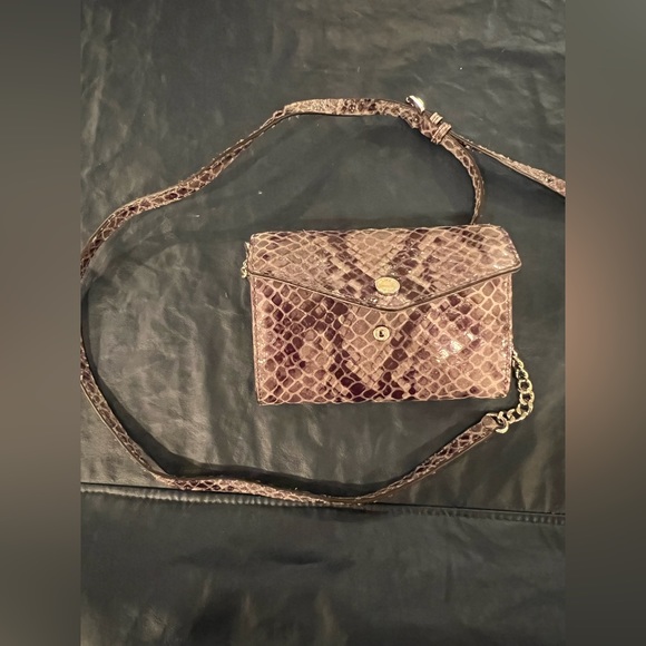 Michael Kors Python Embossed Crossbody Wallet - Picture 5 of 7